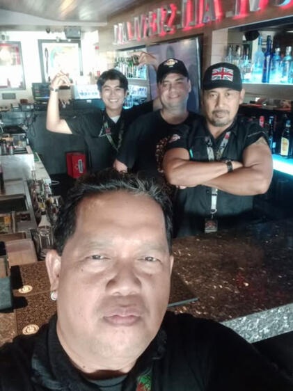 Hard Rock Crew, Bali, Indonesia.