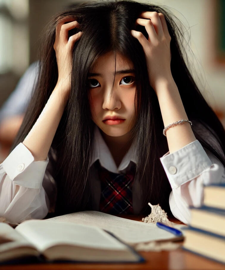 High school exam stress?